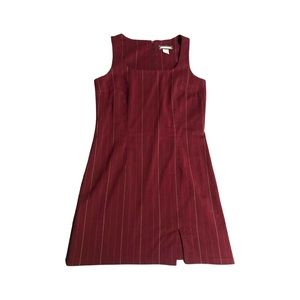 Vintage Dress Pin Stripe Casual Streetstyle Indie Fashion Skater Y2K Mini Dress